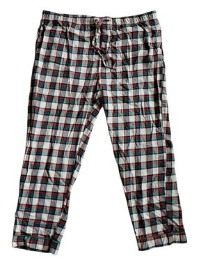 The Company Store PJ Bottoms Mens Size XXXL Plaid 100% Cotton Pajama Pants